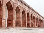 Row of exterior arches of Humayun's Tomb