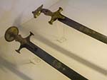 Two ancient swords with decorative handles