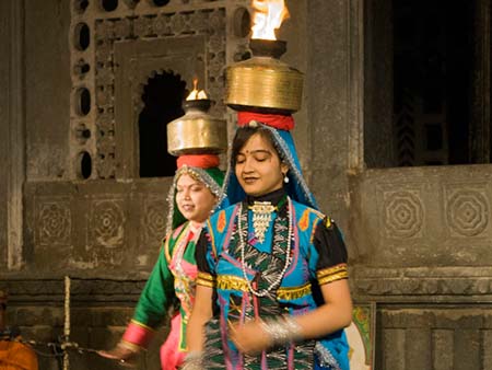 Fire dance from the Bikaner region of Rajasthan