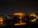Udaipur City Palace complex at night