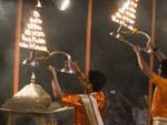 Worship to Fire ceremony on Dashashwamedh Ghat