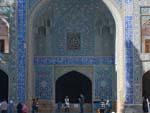 The Persian blue mosaics of Chahar Bagh Madreseh