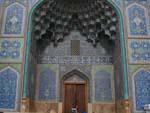 The entrance to Sheikh Lotfollah Mosque