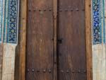 The wooden door of Sheikh Lotfollah Mosque
