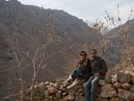 Sonya and Travis at Alborz mountain range