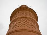 Close up view of the shaking minaret
