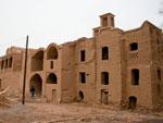 The mud brick buildings of Kharanaq