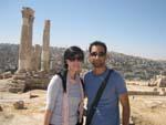 Amman Day Two - Sonya and Travis at Temple of Hercules