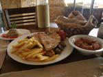 Dead Sea - Traditional dishes served at the Dead Sea Panoramic Complex Restaurant
