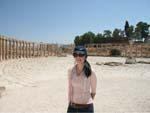 Jerash - Sonya and the Oval Forum and Cardo