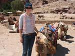 Petra Day Two - Sonya and a camel