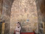 Qasr Amra Castle - Sonya and the frescos