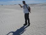 Travis at Lancelin sand dunes