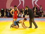 Greco-Roman wrestling, preparing for the Olympic lift