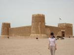 Sonya at Al Zubarah Fort