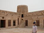 Sonya inside Al Zubarah Fort