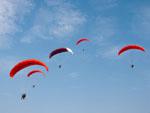 Powered paragliders