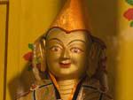 Statue of Tsongkhapa, founder of the Gelugpa school