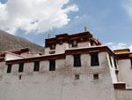 High walls of the Drepung Monastery