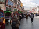 Barkhor Bazaar located around Jokhang Temple