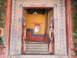 The colourful entrance door to the Potala Palace