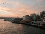Sunset over Galata district