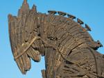 Trojan Horse from Troy movie