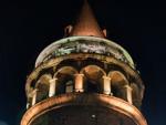 Galata Tower at night