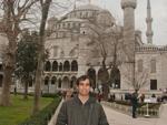 Travis with the Blue Mosque