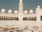 Sheikh Zayed Grand Mosque inside court